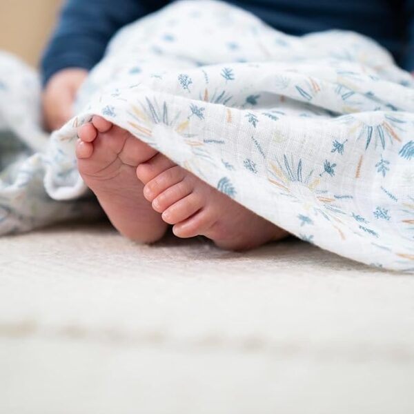 aden + anais harmony Swaddle Blanket - Pack of 4| Large 100% Muslin Cotton Swaddle Wrap Set for Baby Girls & Boys |nature, trees, green, forest Print Designs| Newborn & Infant Sleep, 112 x 112 cm - Image 2