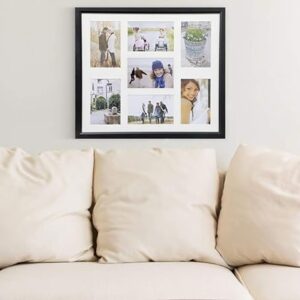 ARPAN 6"x4" Multi Aperture MDF Photo Picture Frame - Holds 7 Photos 6"x4"