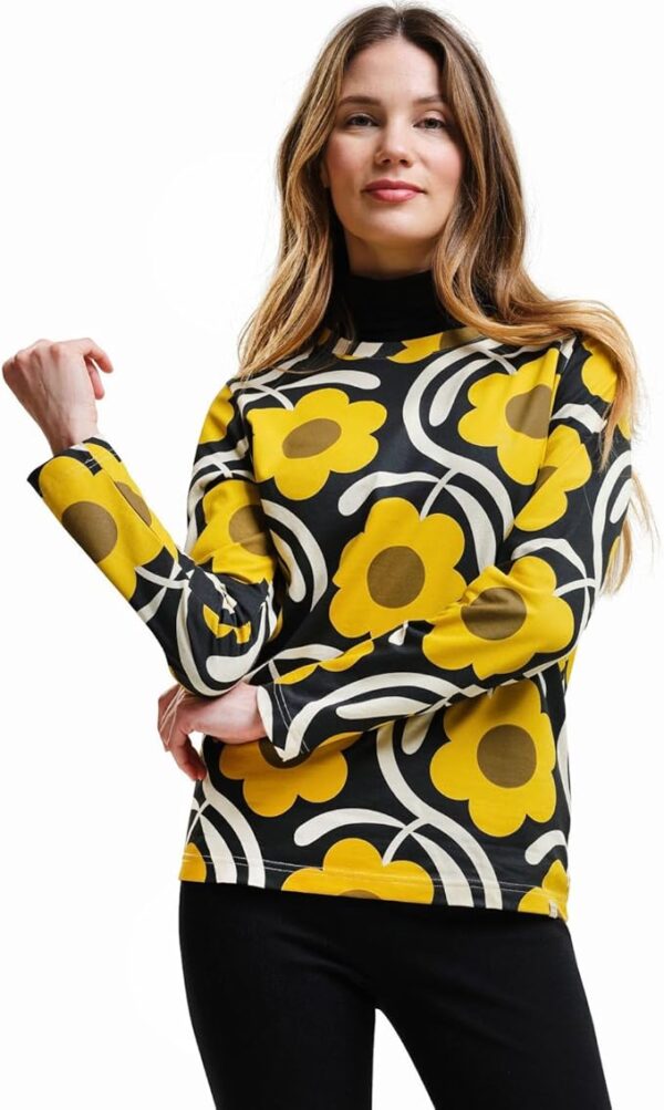 Regatta Orla Kiely Womens Long Sleeved Winter T-Shirt - Image 2