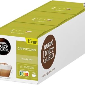 NESCAFÉ Dolce Gusto Cappuccino Coffee Pods (Total 45 Servings)
