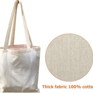 PSS Primesportsshop presents canvas tote shopping bags, Eco friendly reusable bag comes with long holding strap natural colour ideal for custom designs pack of 10