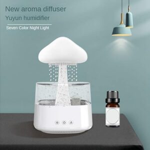 Gosera Rain Cloud Humidifier Essential Oil Humidifier Aromatherapy Machine Atomizer Household Power Supply 5V 2A Non-Rechargeable