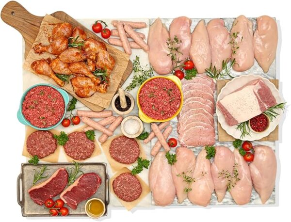 MuscleFood 42-Meal Family Hamper | High Protein Meat Bundle (6.25kg) | Lean Chicken, Beef, Pork | Bulk Meal Prep & Freezer Filler