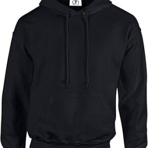 D&H CLOTHING UK Premium Adult Unisex Premium XS-6XL Pullover Heavy Blended Hooded Fleece Jumper Work Wear Sweatshirt Hoodies Top Plain BNW Unisex