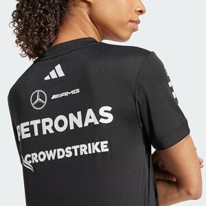 adidas Women's Mercedes - Amg Petronas Formula One Team Driver Jersey Black Women Jersey (Short Sleeve)