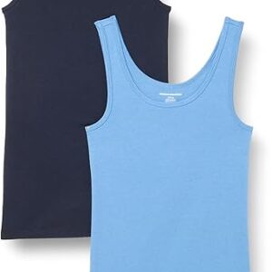 Amazon Essentials Women's Slim-Fit Vest, Pack of 2