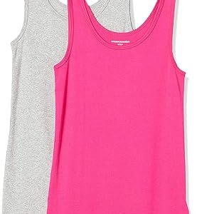 Amazon Essentials Women's Slim-Fit Vest, Pack of 2