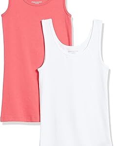 Amazon Essentials Women's Slim-Fit Vest, Pack of 2
