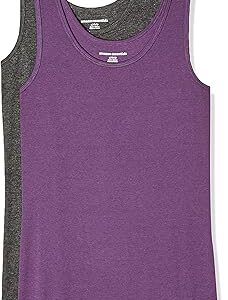 Amazon Essentials Women's Slim-Fit Vest, Pack of 2