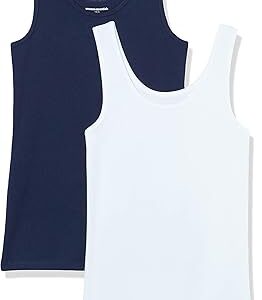 Amazon Essentials Women's Slim-Fit Vest, Pack of 2