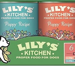 Lily's Kitchen Natural Puppy Wet Dog Food Multipack Grain-Free Recipe 6 x 400g